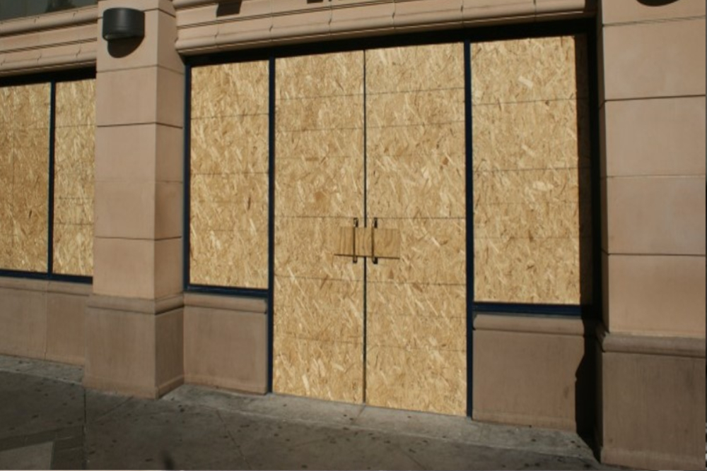 Boarding Up in Canning Town, North Woolwich, E16